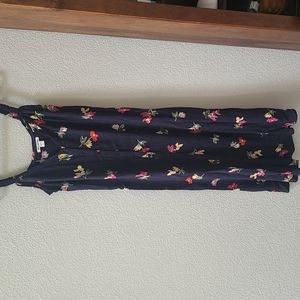 Billabong navy button down dress